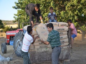Çadırda yaşayan aileye yardım