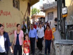 Barış Bloku Silvan'da incelemelerde bulundu