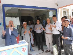 HACI KAFİLESİ DUALARLA UĞURLANDI