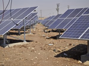 GÜNEŞ ENERJİ SANTRALİ TAMAMLANIYOR