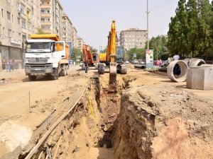 DİSKİ yeni kanalizasyon şebekesi döşüyor