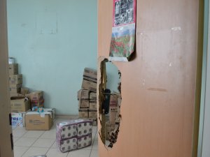 Sağlık Merkezine şafak baskını…