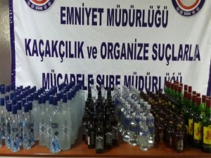 Sahte içki ele geçirildi
