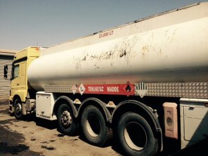 Tam  20 bin litre kaçak akaryakıt ele geçirildi