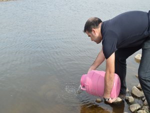 OVABAĞ SULAMA GÖLETİ’NE BALIK BIRAKILDI