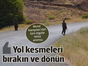 Karayılan: Ateşkese bağlı kalacağız, yol denetimlerine son verin