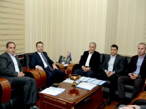 Vali Aksoy, OSB toplantısına başkalık etti