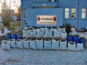 Diyarbakır'da bin 200 kilo esrar ele geçirildi