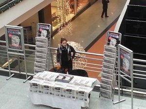 Gazetemiz AVM stantlarında