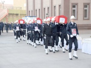 Şehit polisler uğurlandı