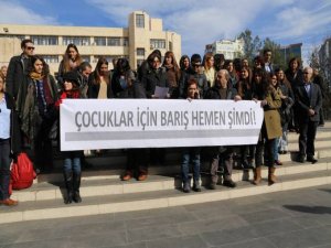 "Çocuklar için barış hemen şimdi"
