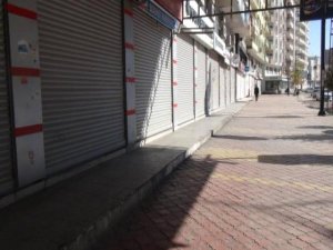 Silvan'da Esnaf Kepenk Açmadı