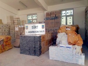 186 bin 961 paket kaçak sigara ele geçirildi