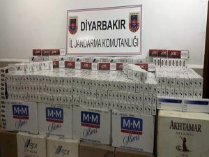 Diyarbakır’da 17 bin 830 paket kaçak sigara ele geçirildi