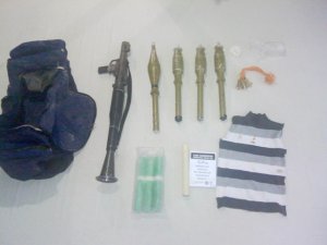 Silah ve mühimmat bulundu