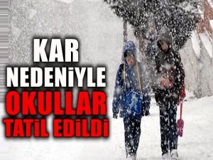 Okullar yarın da tatil