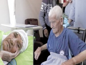 YAŞLI ÇİFTEN ASKERLERE SELAM