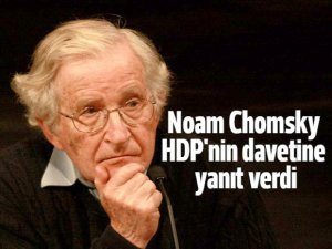 Noam Chomsky'den HDP'nin davetine yanıt