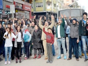 Diyarbakır’da Sur eyleminde olaylar çıktı