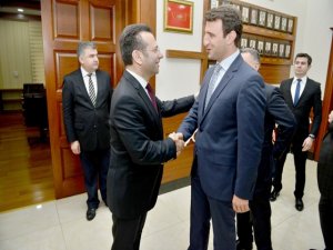 Bakan Yardımcısından Vali Aksoy’a ziyaret