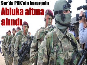 Sur'da PKK'nin Karargahı Abluka Altına Alındı