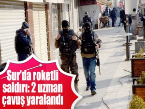 Sur'da roketli saldırı: 2 uzman çavuş yaralandı