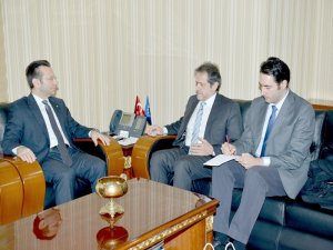 Yunan Elçi’den Vali Aksoy’a ziyaret