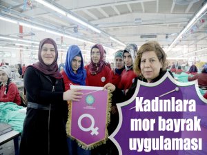İstihdamı arttırmak için kadınlara mor bayrak uygulaması başlatıldı