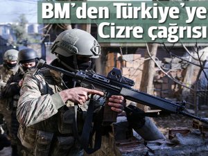 Birleşmiş Milletler'den Türkiye'ye Cizre çağrısı