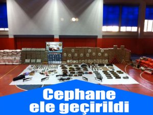 Cephane ele geçirildi