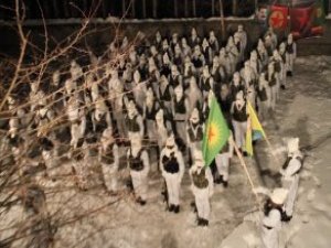 Beyaz Kamuflajlı PKK'liler İlk kez Görüntülendi