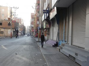 Diyarbakır'da Kepenkler Kapandı