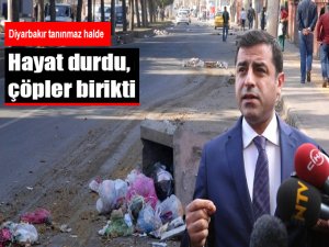 HDP ve DBP'nin Hayatı Durdurduğu Diyarbakır 'Çöp' Kent Oldu