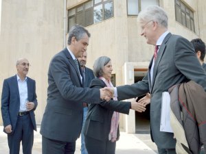 AB delegasyonundan Belediyeye ziyaret