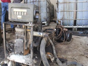 8,5 ton ham petrol ele geçirildi