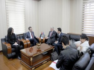 AB heyetinden Vali Aksoy’a ziyaret