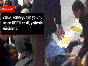 HDP'li Vekil Yerlerde Sürüklendi