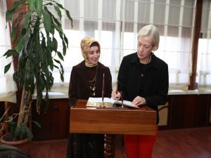 ABD Konsolosu Saraç’ı ziyaret etti