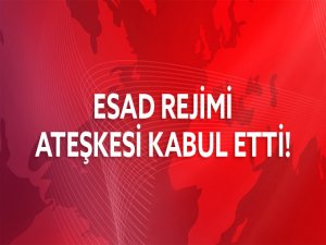 Esad Rejimi, ABD ve Rusya'nın Ateşkesini Kabul Etti