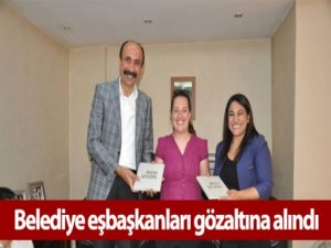 DBP’li belediyenin eş başkanları gözaltına alındı