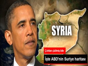 ABD, Suriye'yi 5 Parçaya Bölmüş!