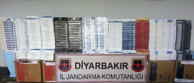 Diyarbakır’da 110 bin paket kaçak sigara ele geçirildi