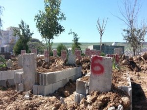Cizre'de Cenazeler Numaralandırılarak Defnedildi
