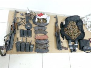 Silvan’da gömülü silah bulundu