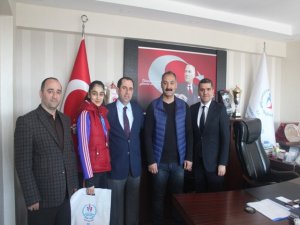 Başarılı tekvandocudan Mehmet Demir’e ziyaret