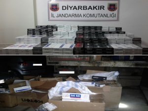 Jandarmadan kaçak sigara operasyonu