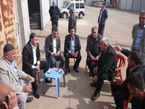 DTB HEYETİ, ESNAFLARI DİNLEDİ