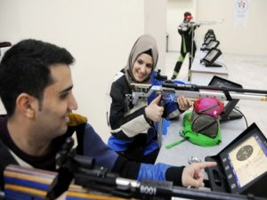 İşitme engelli çiftin hedefi olimpiyat