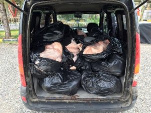 500 KİLO HAYVANSAL ÜRÜN ELE GEÇİRİLDİ