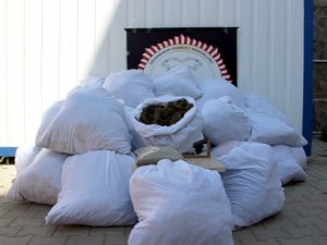 287 KİLO ESRAR ELE GEÇİRİLDİ